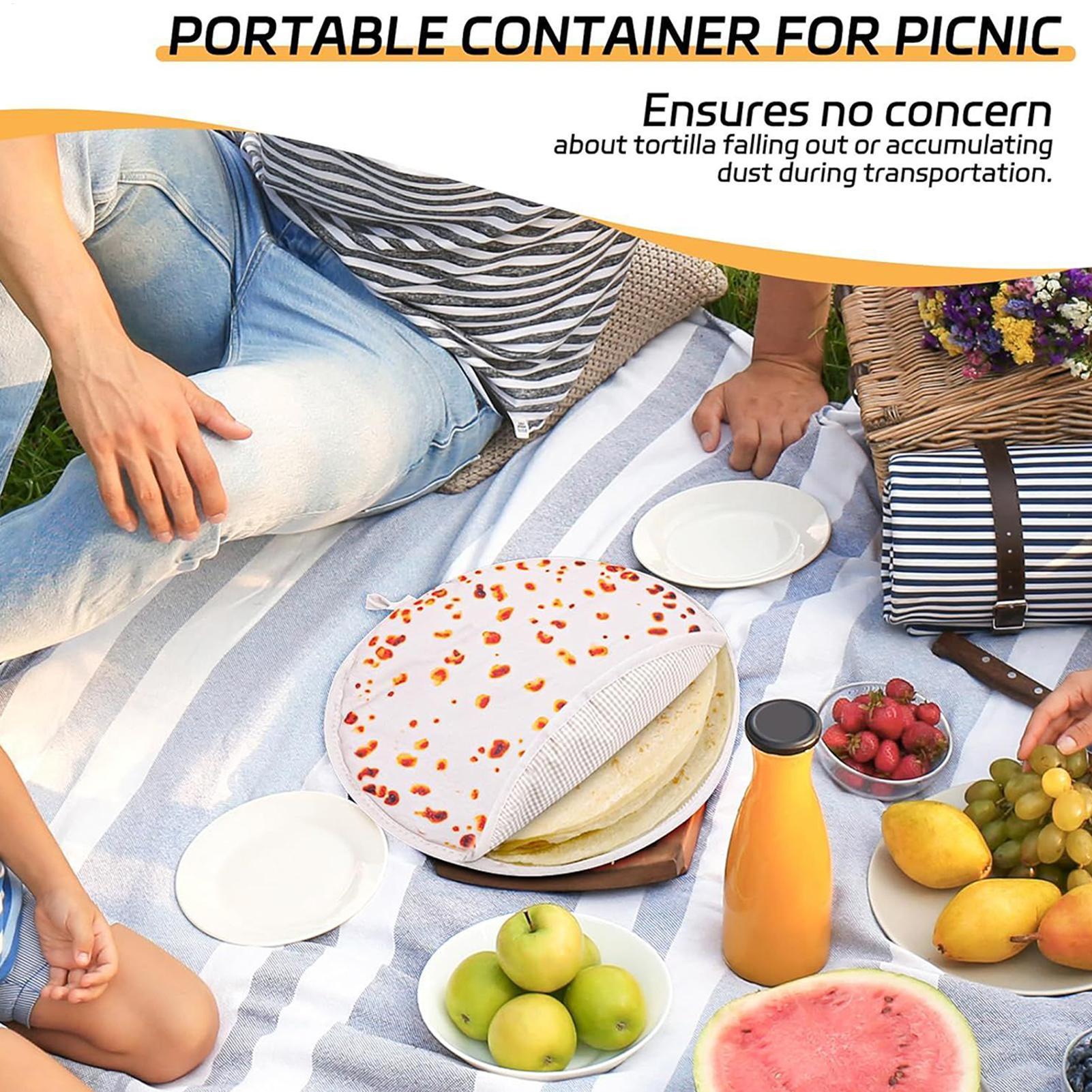 Tortilla Warmer Cloth - 30cm 천 가방 부리토 휴대용 또띠아