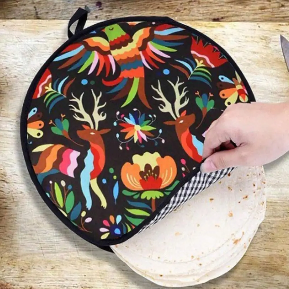 Tortilla Warmer Cloth - 재사용 가능한 부리토 천 가방 손잡이