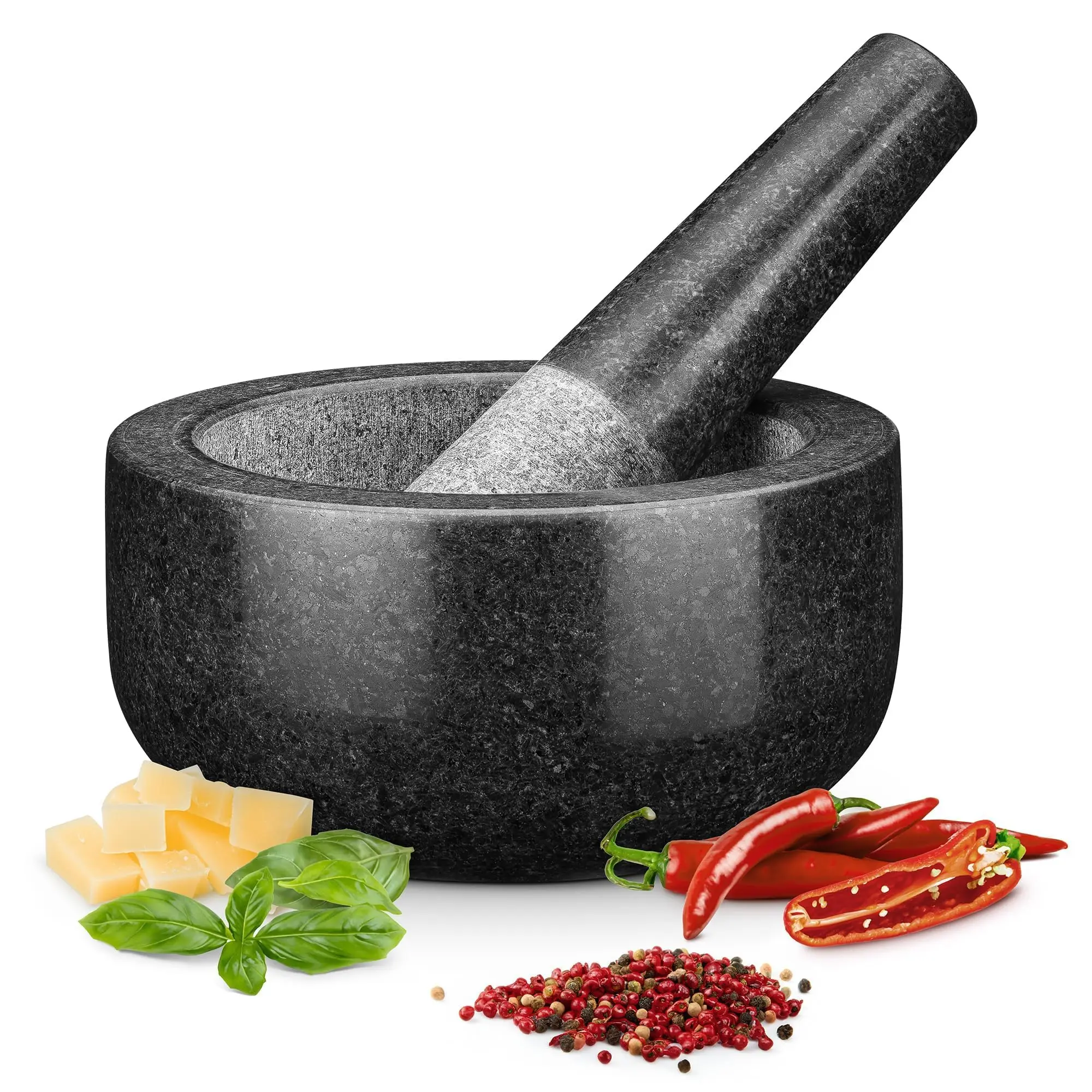 Mortar Pestle Granite - 모르타르 앤 페슬 세트 프리미엄 솔리드