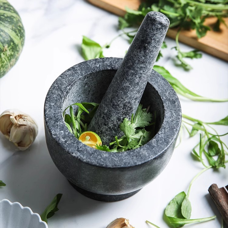 몰타르와 절구 세트, 무거운 천연 화강암 향신료 분쇄기 - Mortar Pestle Granite 리뷰 및 가격