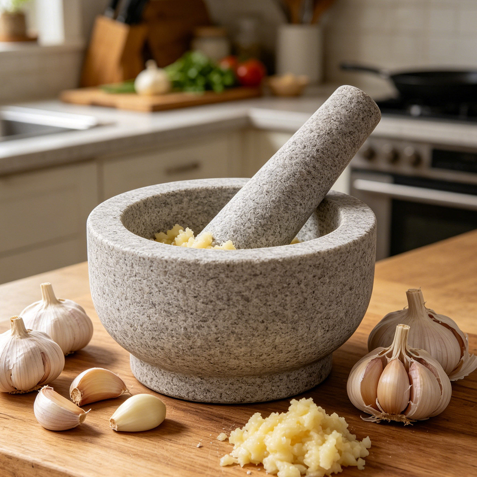 주방용 화강암 대체 마늘 분쇄 도구, 견과류 분쇄기 및 - Mortar Pestle Granite 리뷰 및 가격