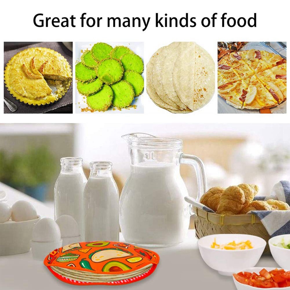 ABJI-2Pcs 부리토용 12인치 천 가방, 휴대용  - Tortilla Warmer Cloth 리뷰 및 가격