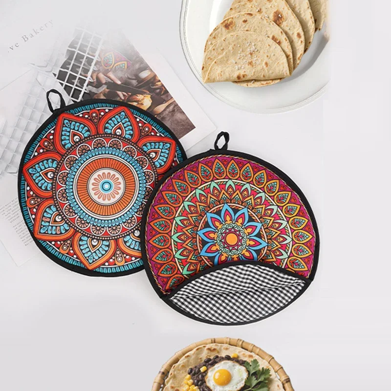 휴대용 30cm 토르티야 워머 파우치 내열성 재사용 가 - Tortilla Warmer Cloth 리뷰 및 가격