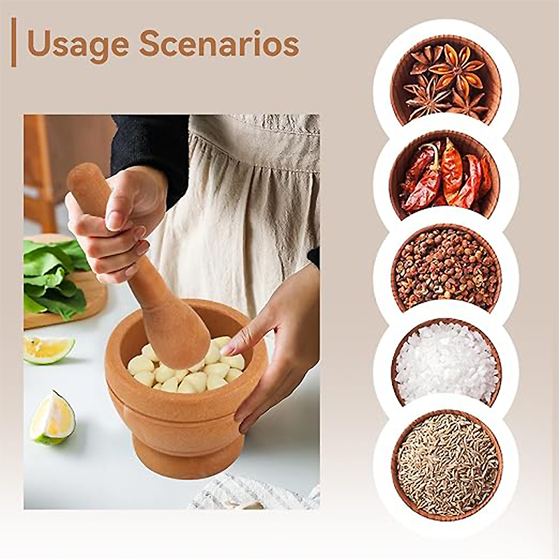 가정용 연마기 압착 마늘 매싱 냄비, 수동 매싱 약 냄 - Mortar Pestle Granite 리뷰 및 가격