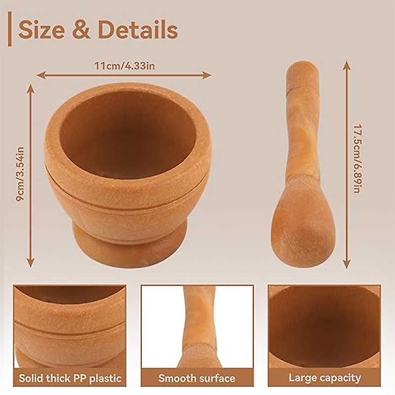 가정용 연마기 압착 마늘 매싱 냄비, 수동 매싱 약 냄 - Mortar Pestle Granite 리뷰 및 가격