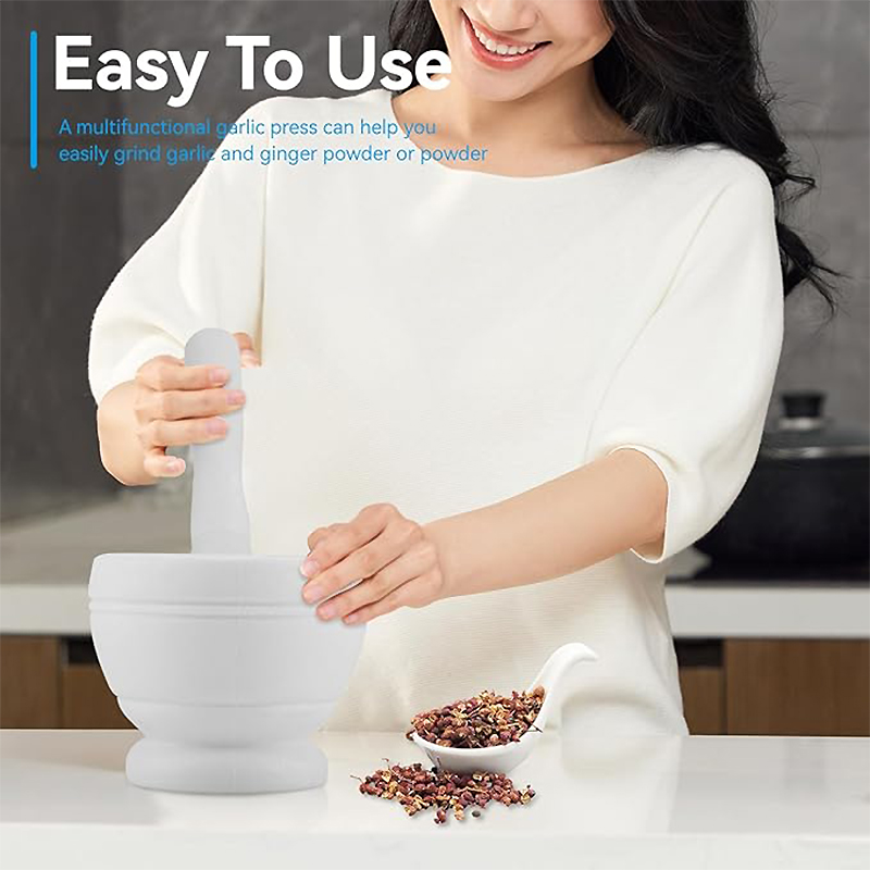 가정용 연마기 압착 마늘 매싱 냄비, 수동 매싱 약 냄 - Mortar Pestle Granite 리뷰 및 가격