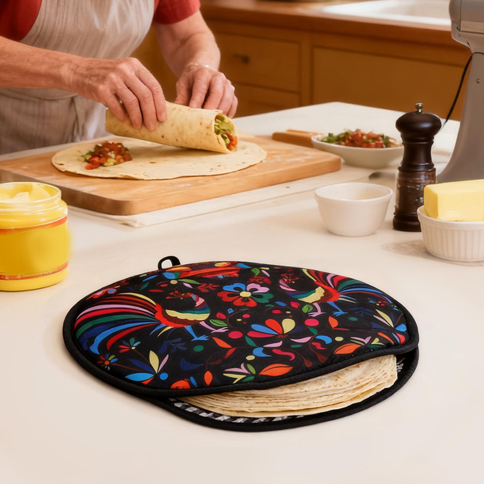 토르티야 보온 파우치 12인치 전자레인지용 천 타코 히 - Tortilla Warmer Cloth 리뷰 및 가격