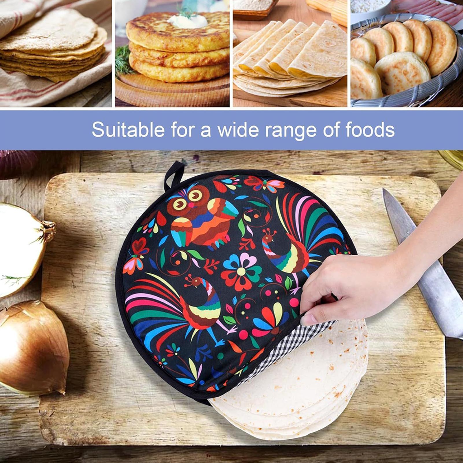 12인치 전자레인지용 또띠아 워머, 온열 패브릭 홀더  - Tortilla Warmer Cloth 리뷰 및 가격